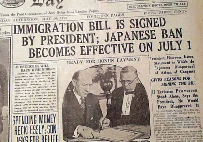 dean_hoi's tweet photo. Today marks the 100th anniversary of the Johnson-Reed Act, America's most radical immigration restriction that shut the door to the 'undesirable' immigrants of Southern and Eastern Europe and Asia.

It stills shapes today's immigration policy and debate in so many ways...
🧵👇 https://t.co/azSbxhbvzI