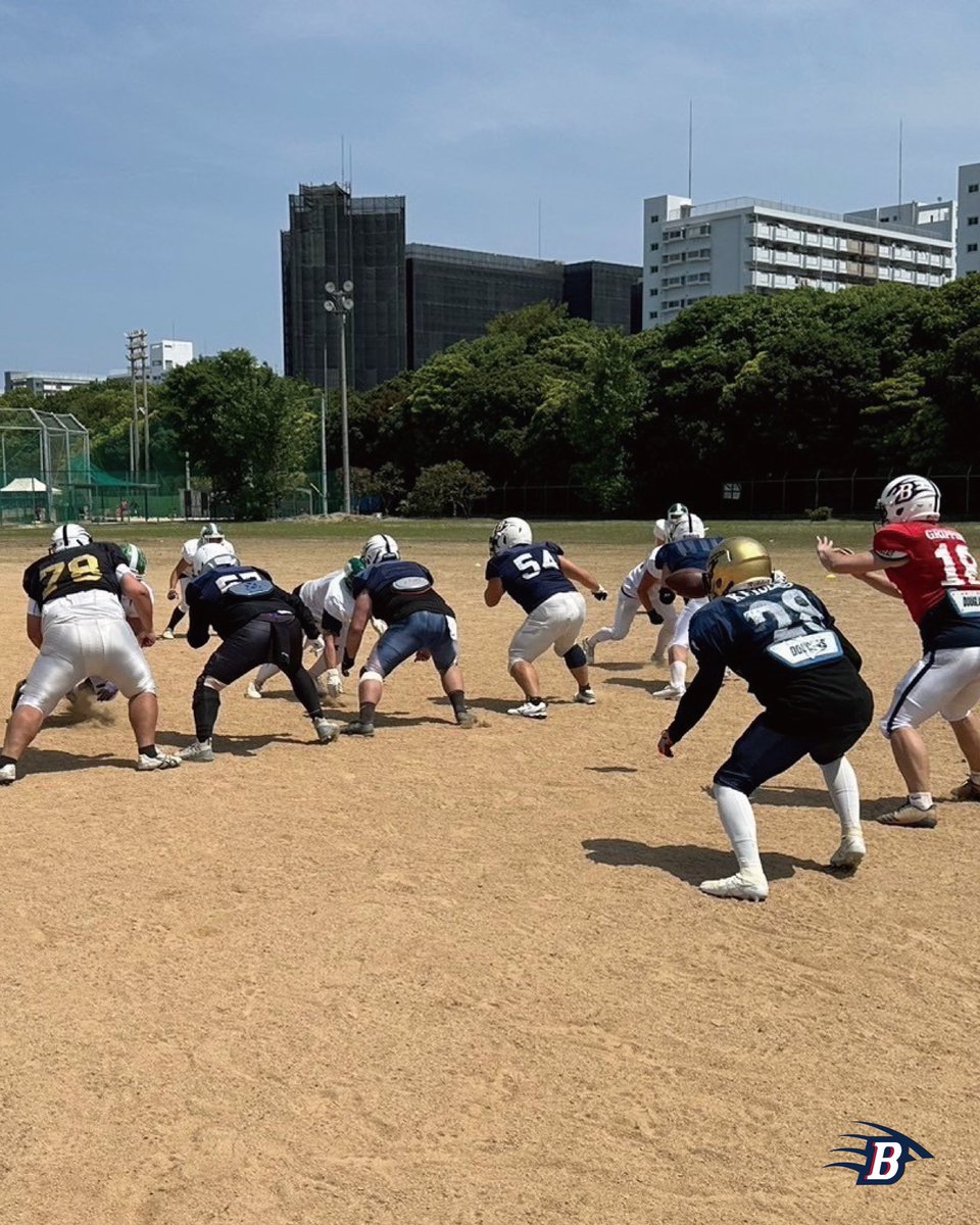 【PRACTICE DAY】
本日は、兵庫医科大学さんと合同練習をさせていただきました。
初戦で出た課題を修正する、貴重な時間となりました。次戦に向けて気持ちを切り替え、調整していきます。

#西宮ブルーインズ
#bruins
#americanfootball