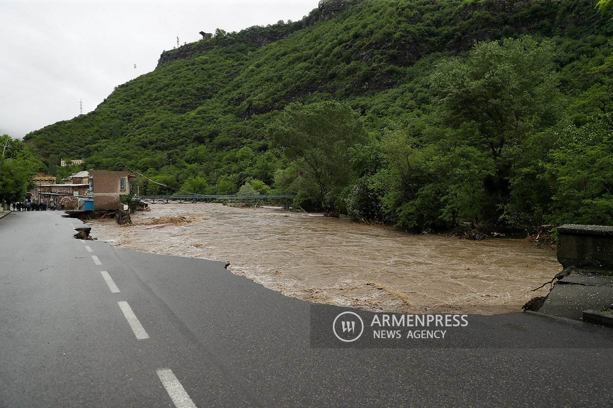 We are in a disaster zone. The flood in #Armenia has caused serious damage to the #Tavush and #Lori regions.