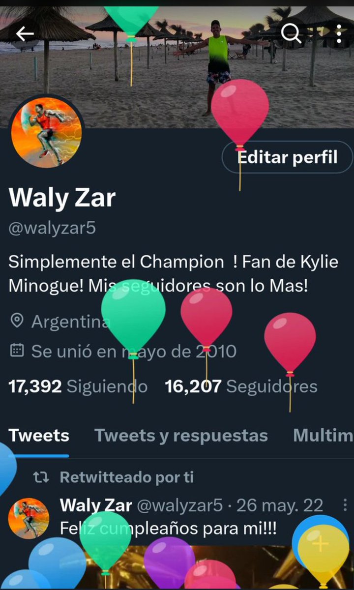 Globitos en mi perfil!!! Se aceptan saludos y regalos 😜😜😜😜