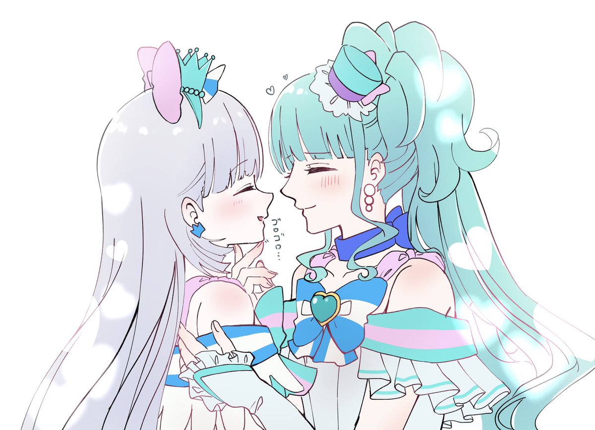 dareka_Alicia's tweet photo. 🤍🩵🤍🩵
 #Precure  #わんぷり https://t.co/Y4Lqp2l7kj