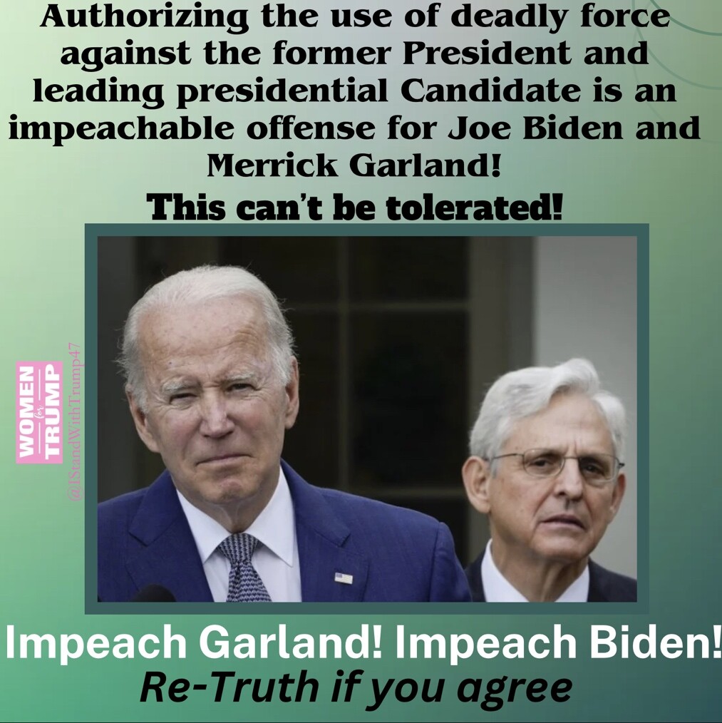 #ImpeachBiden  #ImpeachGarland  #Garland
#DeadlyForce