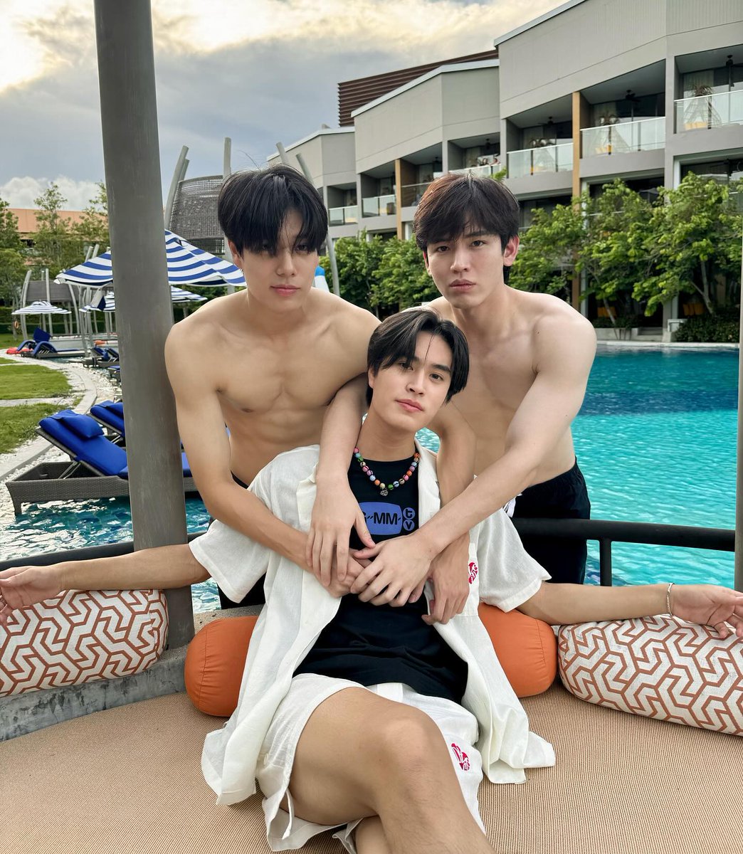 TOMOHIDE01's tweet photo. cr. gemini_nt 
#GMMTVOuting2024 #newwiee #gemini_nt #phuwintang https://t.co/IMLe2JgR2z