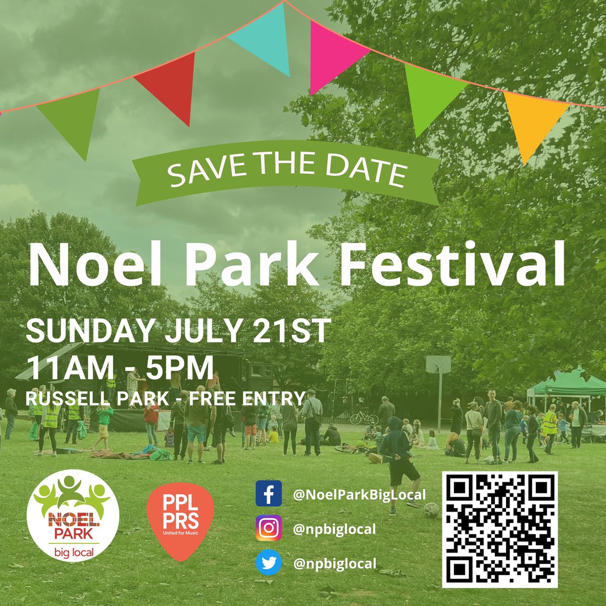 **Save The Date**

We are hosting our Summer festival this year on Sunday 21st July in Russell Park!

We are keen to showcase local talent this year so if you have a hidden talent - be it music, crafts, or even food - get in touch with Euclides (07435 929 925) by Friday 7th June.