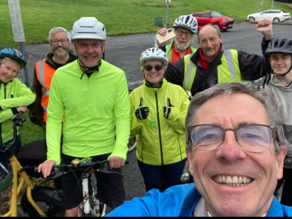 🚲It was great to join the Critical Mass cycle in Bangor this morning. 📣Got a bike? Why not join us for a family friendly & safe Sunday morning cycle in Bangor on the last Sunday of each month.