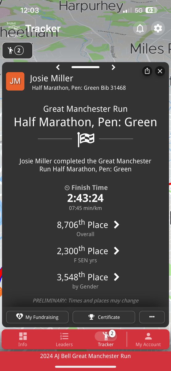 Manchester Half Marathon 2024. What an amazing experience🩵 Set myself a challenge of sub 3 hours!!! @NCareCharity @NCAlliance_NHS