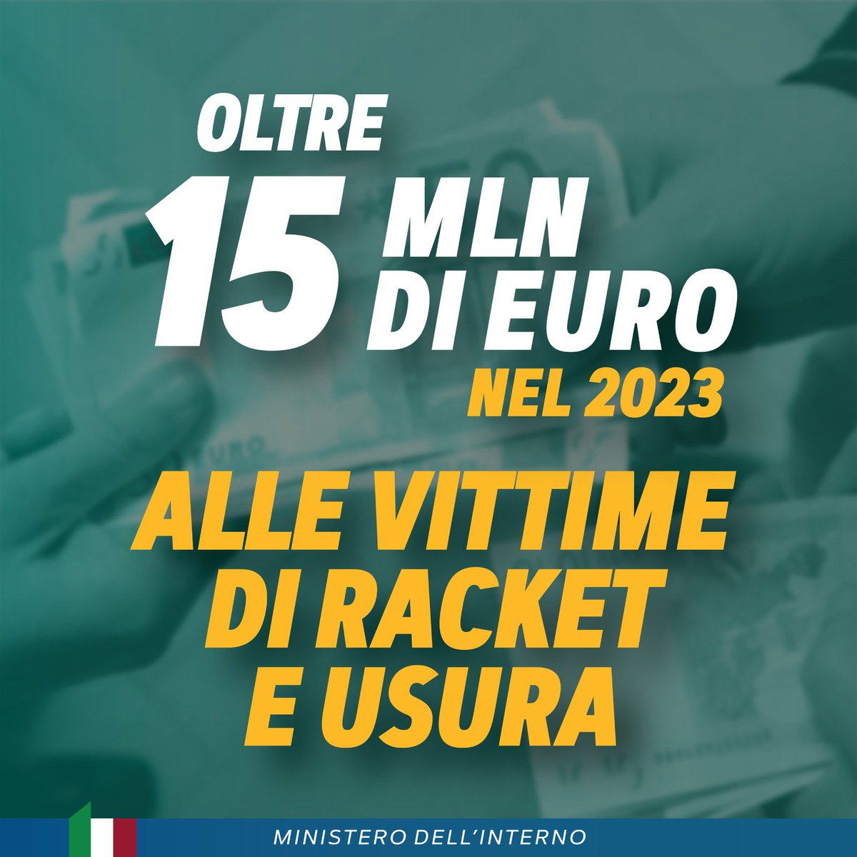 Oltre 15 milioni nel 2023 alle vittime di racket e usura. Pubblicata la relazione annuale del commissario straordinario per il coordinamento delle iniziative antiracket e antiusura relativa all'attività svolta dal comitato di solidarietà lo scorso anno. Leggi la notizia: