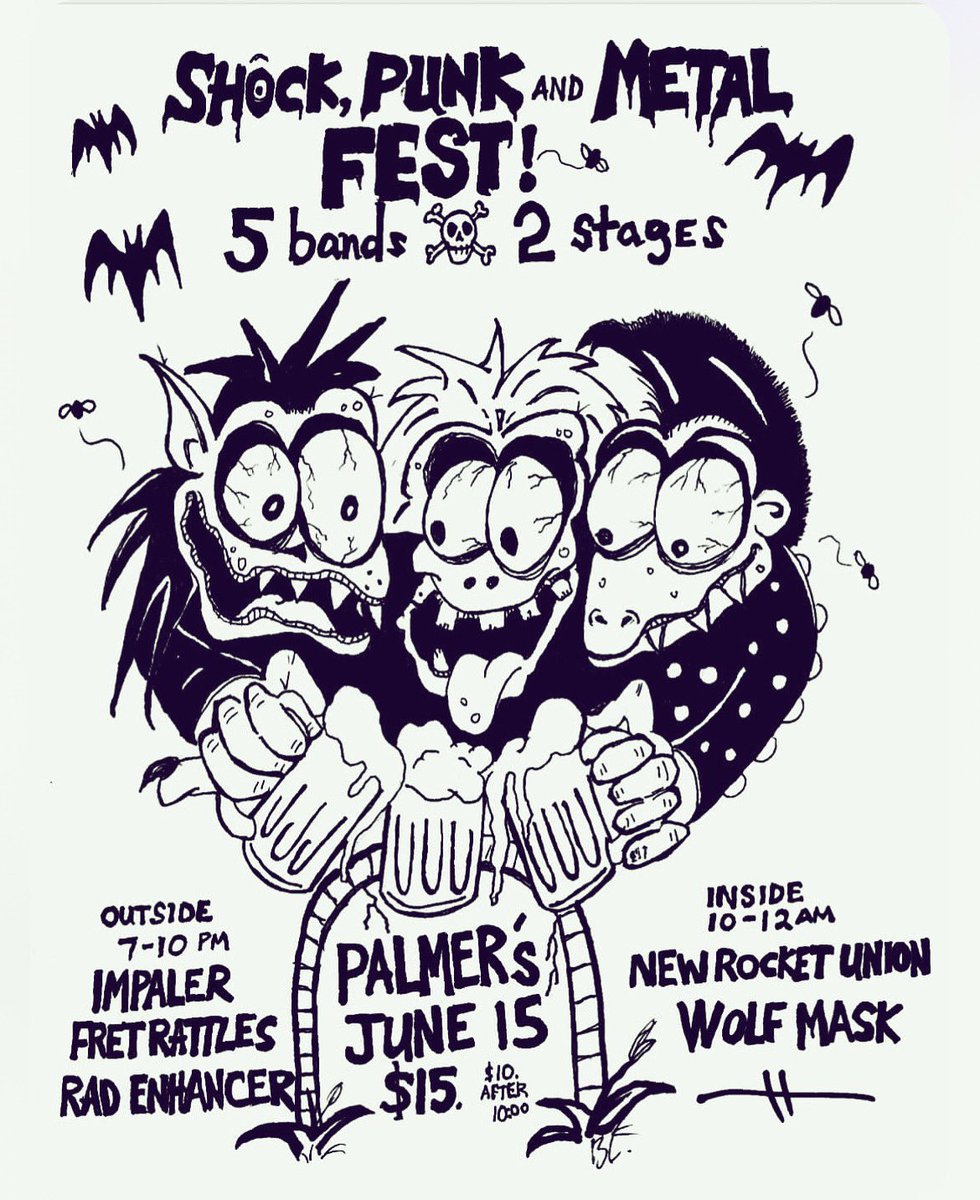 newrocketunion's tweet image. June 15th at @palmersbar