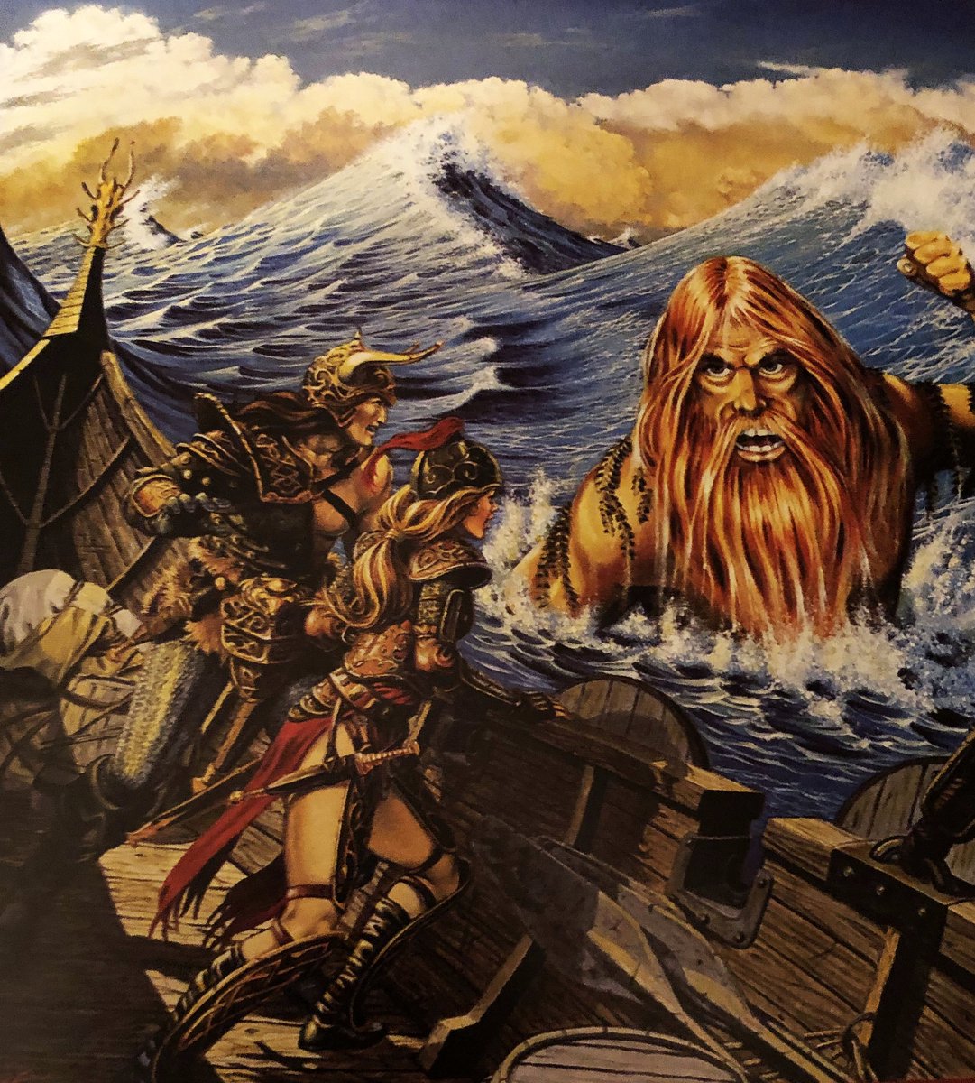 The War Rafts of Kron cover by Larry Elmore (1984) #dndart
