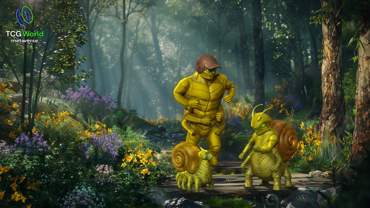 🌲🐌 Get ready to explore the forest region and catch the Snail Sprite family! From common to rare, coming soon to TCG World’s open world.

#TCGWorld #web3‌‌