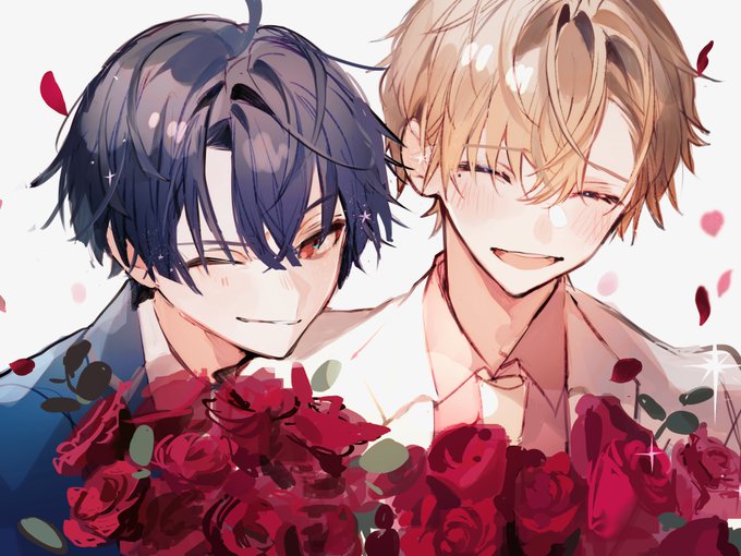 「bouquet red rose」 illustration images(Latest)