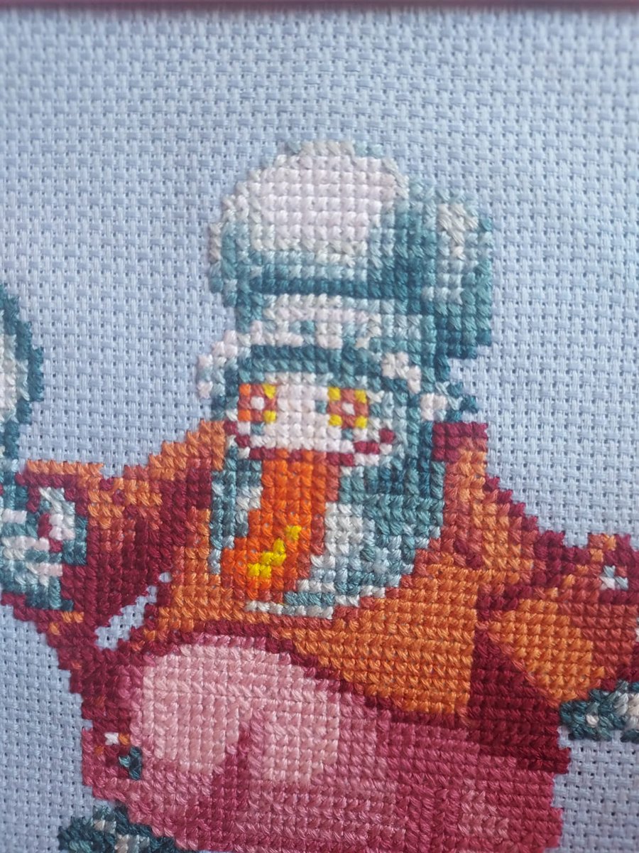 i recently took up cross stitch and look look look

#quina #finalfantasyix #finalfantasy9 #crossstitch #finalfantasy