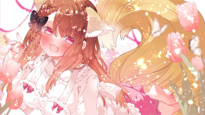 .°ʚ(*˘︶˘*)ɞ°.。.:* #お狐様ゆいの #ゆいのあーと 