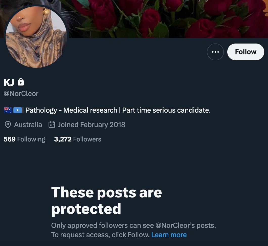 The rabidly antisemitic Muslim who claimed her Jewish neighbors harassed her has protected her tweets. That's usually the first step for these hoaxes. She likely did so because people were discovering her past tweets, which were just sharing a bunch of nazi accounts.