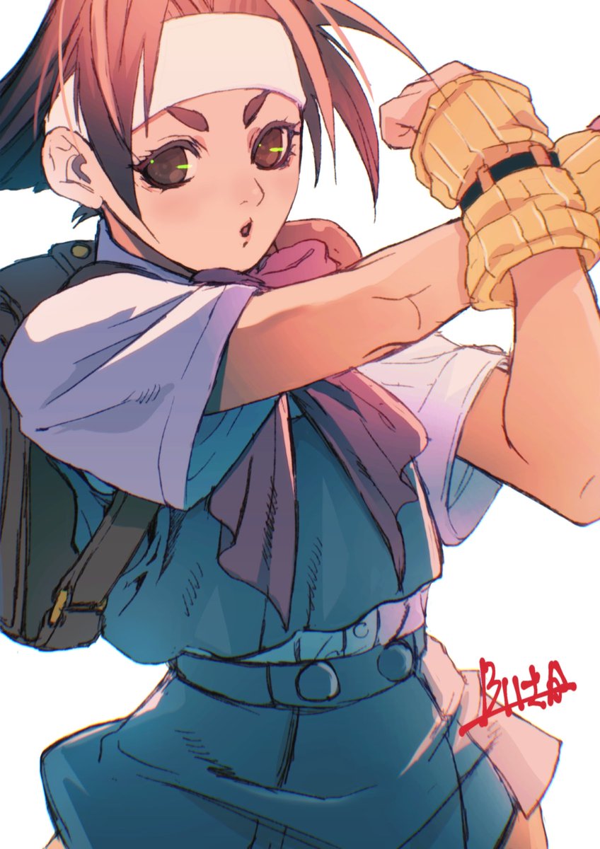 夜中に落書きしたひなた、折角なので塗りました#ジャスティス学園3制作 