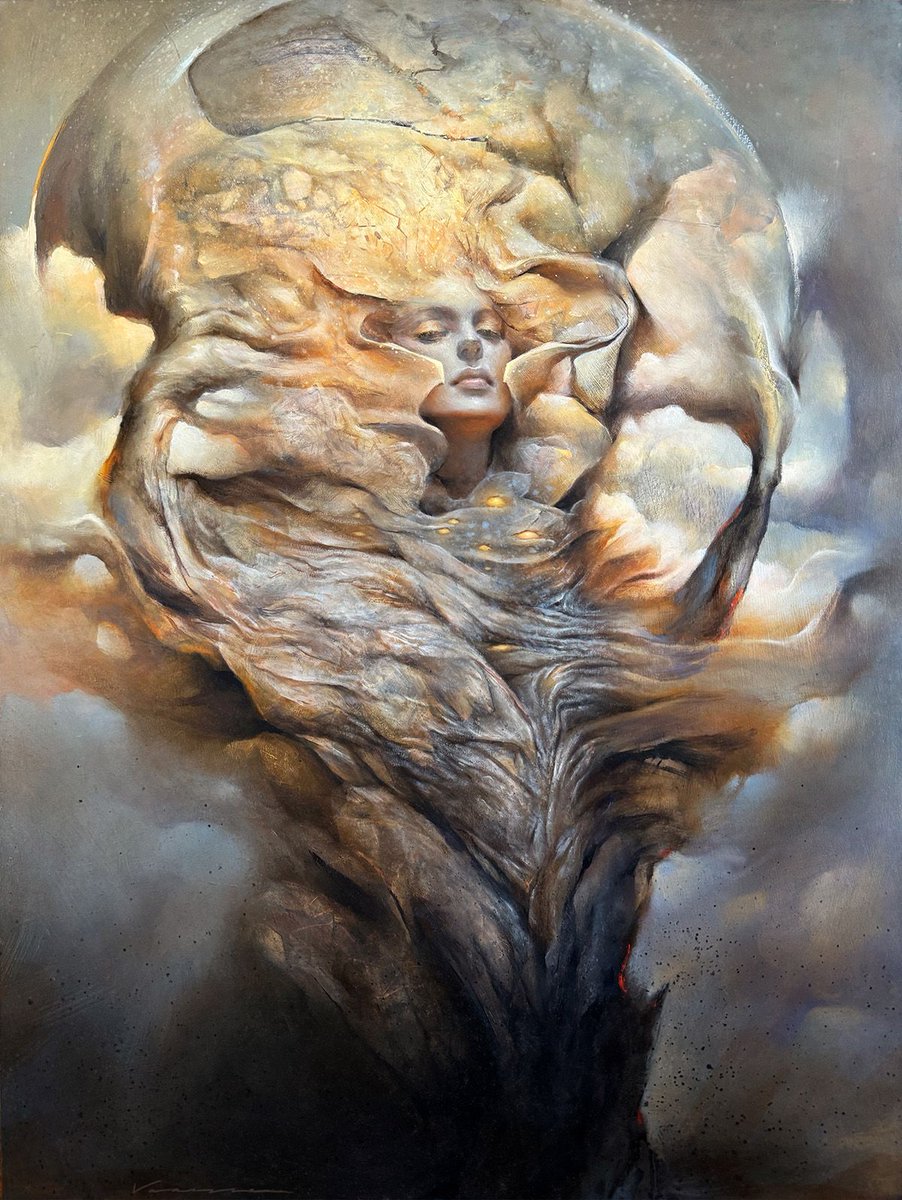 "Voyager of the Willowverse" [Oil on panel, 24 x 18"] by <a href="/vanessalemen/">Vanessa Lemen</a>, for the recent Beautiful Bizarre curated exhibition 'Fable &amp; Folklore' at <a href="/CoproGallery/">Copro Gallery</a>

Sales enquiries: CoproGallery@Live.com
See the full exhibition online here copronason.com/bb24