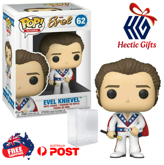 Add the greatest stunt rider ever to your Funko POP collection – Evel Knievel!

ow.ly/GnpO50JlxUM

#New #HecticGifts #FunkoPOP #EvelKnievel #SixtyTwo #VinylPOP #bundled #EcoTek #ProtectorCase #FreeShipping #AustraliaWide #FastShipping