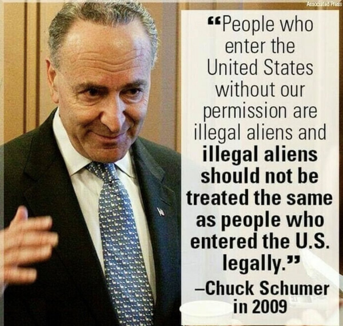 Nancy Pelosi’s partner in crime. Seems old Chuck will say whatever fits the narrative at the time. Be a shame if everyone shared this to remind the liberals that we see their stupid bs games. How could anyone be a Chuck Schumer supporter when he lies about everything? 🤔