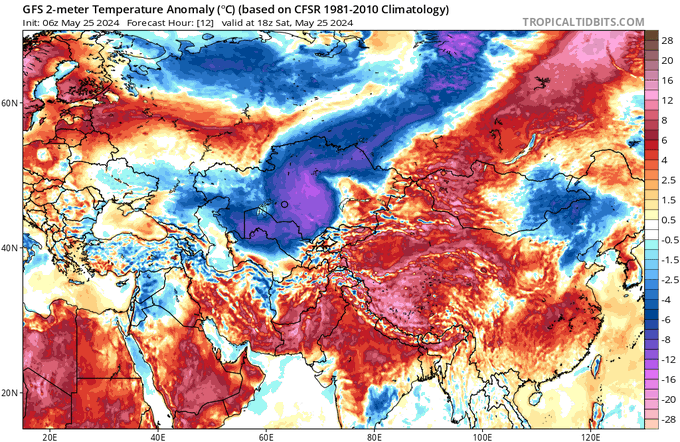 🌡️EXTRAORDINARY HEAT PAKISTAN 
52.5C Moen Jo Daro
52.0 Jacobabad,51.0 Dadu

INDIA Brutal heat 24/7: Insane MINIMUM temperatures
35.0 Barmer and 34.0 Jaisalmer

SOUTHERN THAILAND (near Malaysia)MAY RECORDS
38.9 Hat Yai,38.8 Satun