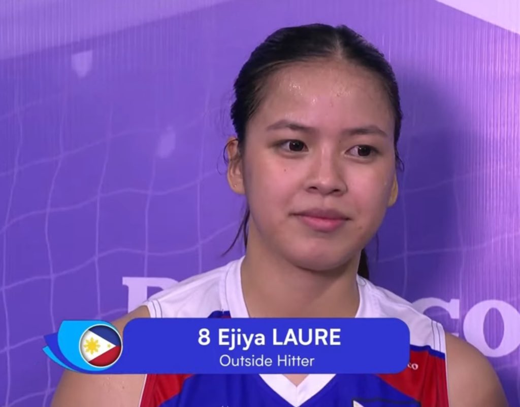 Best Player of the Game is THE MOTHER, EYA LAURE! #AVCChallengeCup2024 @eyalaureee