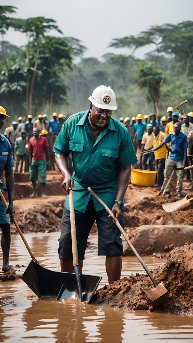 The choice is clear: Dr. Bawumia's proposal to collaborate with private sector and create a Minerals Development Bank for small scale mining shows vision and proactive leadership. John Mahama's lack of vision may leave Ghanaians questioning his plans for the sector. @Gen_Buhari