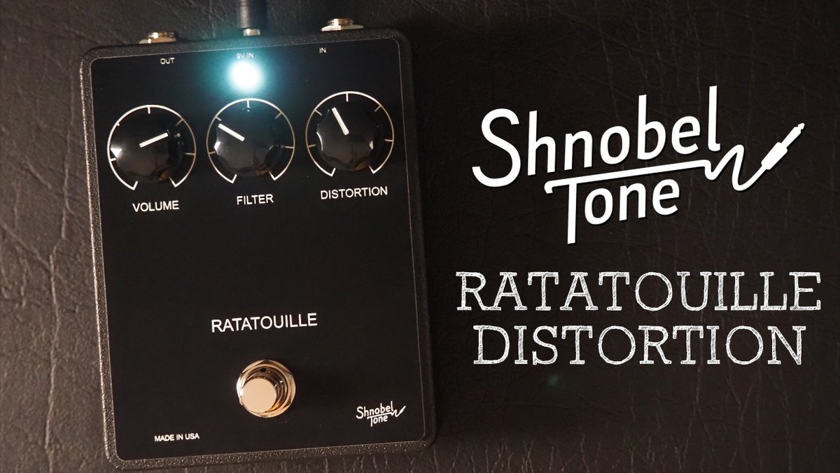 We're revisiting the world of @shnobeltone today, bringing you the incredible Ratatouille Distortion!! 🐭🤘 Roman has taken the classic RAT sounds of the '80s and made them his own...check out our demo video now, cheers!! 🐀

youtu.be/t4EZmtgw860

#pedaloftheday #guitarpedals