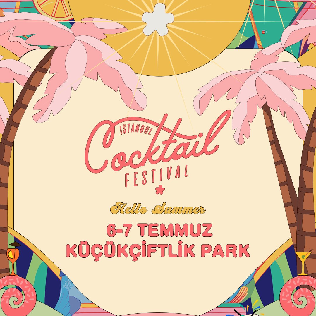 Cocktail Festival, sekizinci kez 6-7 Temmuz tarihlerinde şehrin eğlence merkezi KüçükÇiftlik Park’ta! 🍹 Biletler 👇