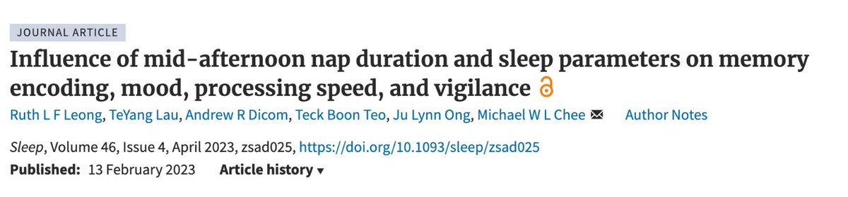 Realizar una siesta entre 10-60 minutos en el día podría: 

✅Mejorar el estado de ánimo😁
✅Mejora el estado de alerta ‼️ 
✅Cercano a los 30 minutos mejora la memoria🧠 

Esto en personas que restringen el sueño durante la noche🌑