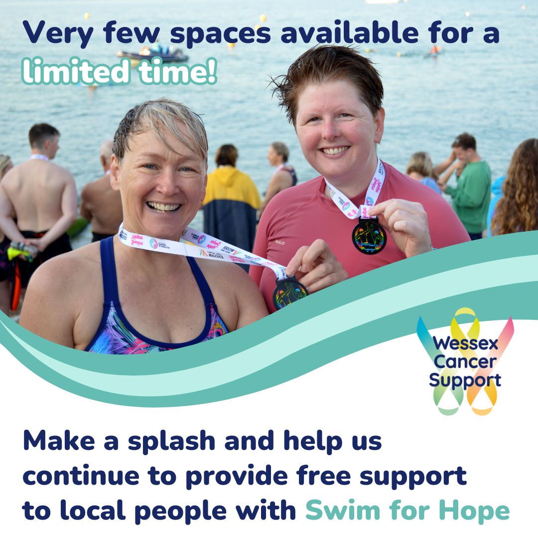 Time and tide wait for no man - sign up for Swim for Hope while you can! This annual swim raises funds for our free and local services which support thousands of people affected by cancer every year. Take part here: buff.ly/3xUNAmU