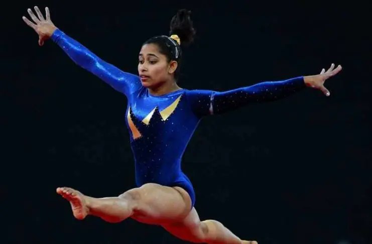 Take a break from the negativity of politics and check this out 😊 #DipaKarmakar has created history! 🇮🇳 Dipa has become the 1st ever Indian Gymnast to win GOLD at Asian Championships. She topped the Vault with average score of 13.566 🤸‍♀️