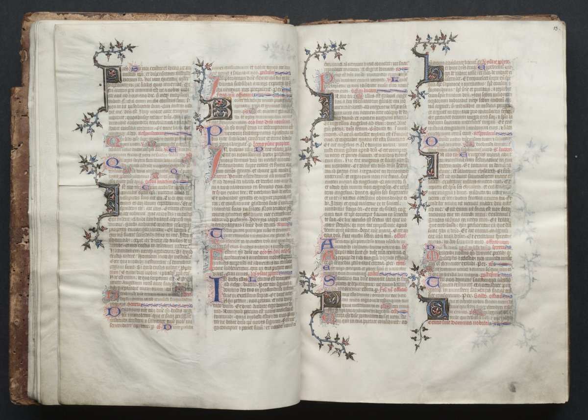 The Gotha Missal: Fol. 13r, Text clevelandart.org/art/1962.287.1…