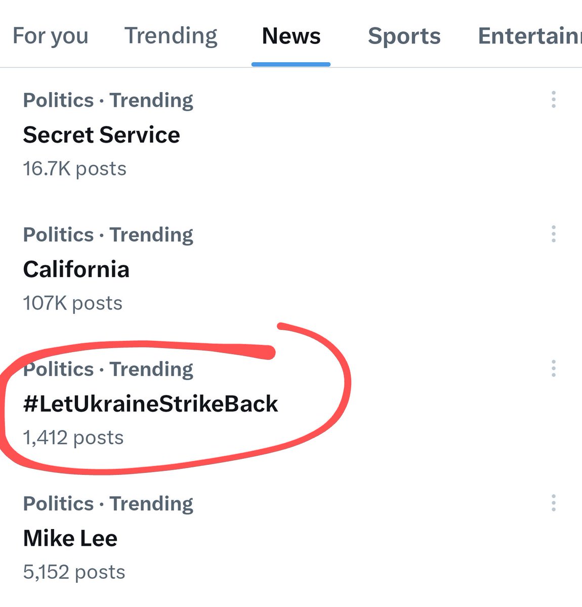 Rumors circulating that the Biden administration is debating allowing Ukraine to strike back at targets in Russia. MORE PRESSURE NEEDED NOW! #LetUkraineStrikeBack trended briefly yesterday. What do you think, fellas - can we smash this number today?