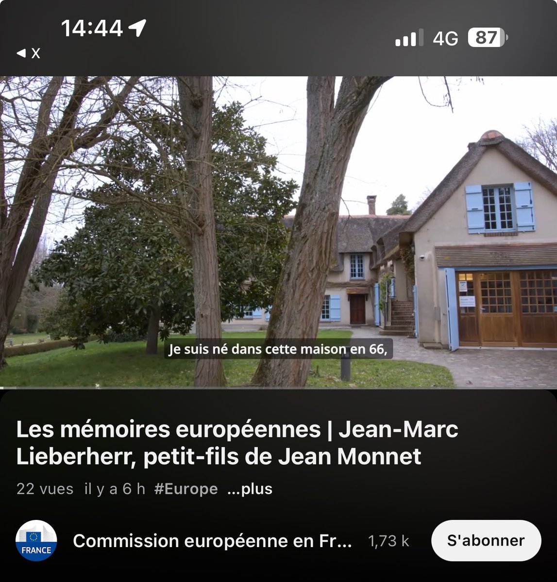 @UEFrance @jmlieberherr La vidéo complète de l’entretien avec le petit-fils de Jean Monnet, l’un des plus grands traîtres que la France ait connu, totalise 22 vues en 6 heures ‼️ C’est hélas révélateur du désintérêt abyssal qu’ont les Français vis à vis de la construction européenne #BesoinDeFrance
