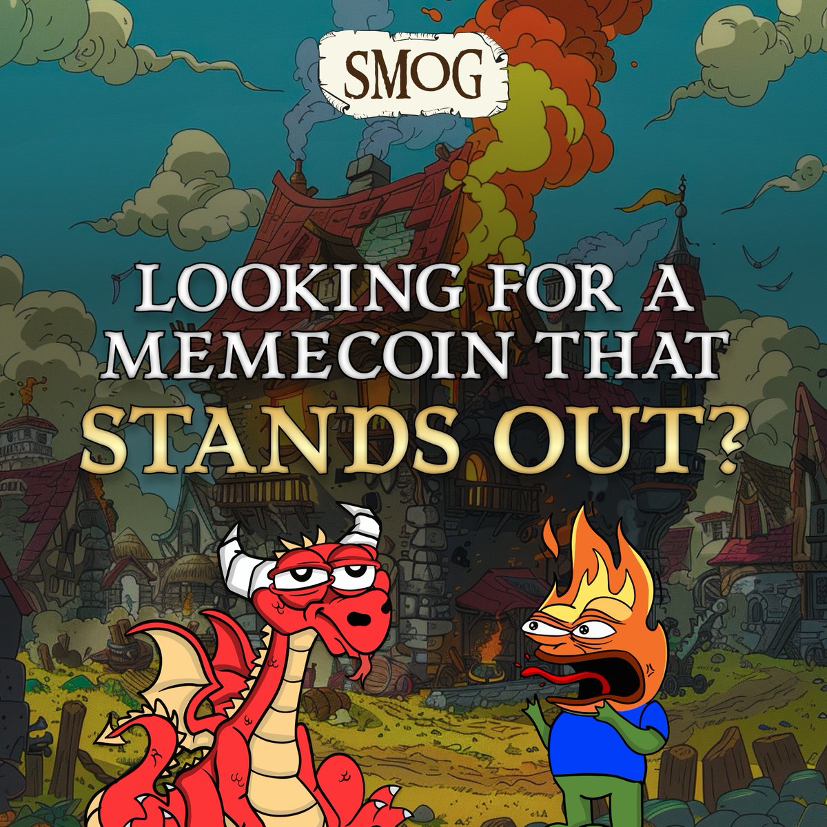 SMOGToken's tweet photo. Looking for a #Memecoin that stands out?

Meet #SMOG! 🐉

1️⃣ A passionate community! 🐲
2️⃣ Daily quests for bonus XP in S2! 🎮
3️⃣ Undoubtedly the greatest #Sol #Airdrop of all Time! 🏆

Join the fun and start #Trading $SMOG today! 🚀

https://t.co/aYGh32y696

#SmogSwap #TradeSmog https://t.co/TAhkCknsZ7