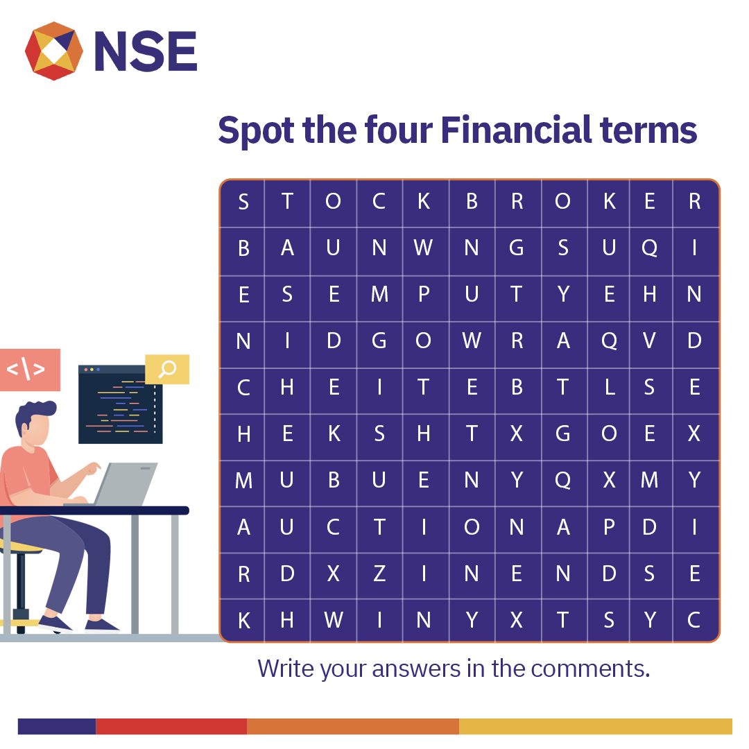 Comment your answers below and share this puzzle with your friends! Happy solving! #NSE #StockMarket #Crossword #Puzzle #ShareMarket #StockMarket #InvestorEducation