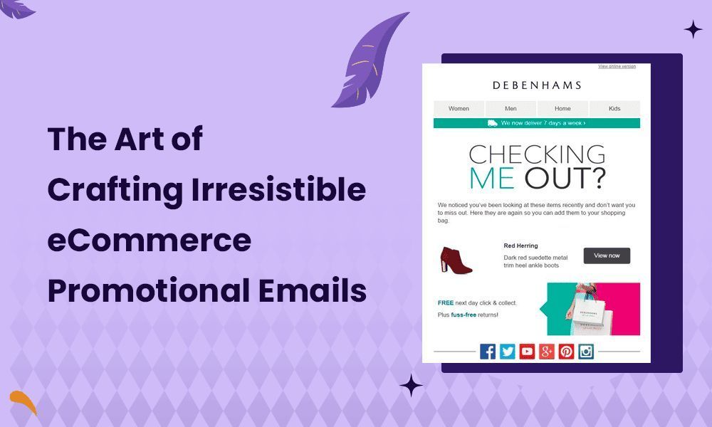 Enhancing eCommerce Success: The Strategy Behind Crafting Irresistible Promotional Emails! 🛒 Discover tactics that drive engagement and boost sales. 
buff.ly/44rRQGH 

#EmailMarketing #eCommerceStrategy