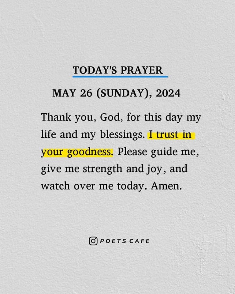 A prayer for today … 🙏✝️🫶👇