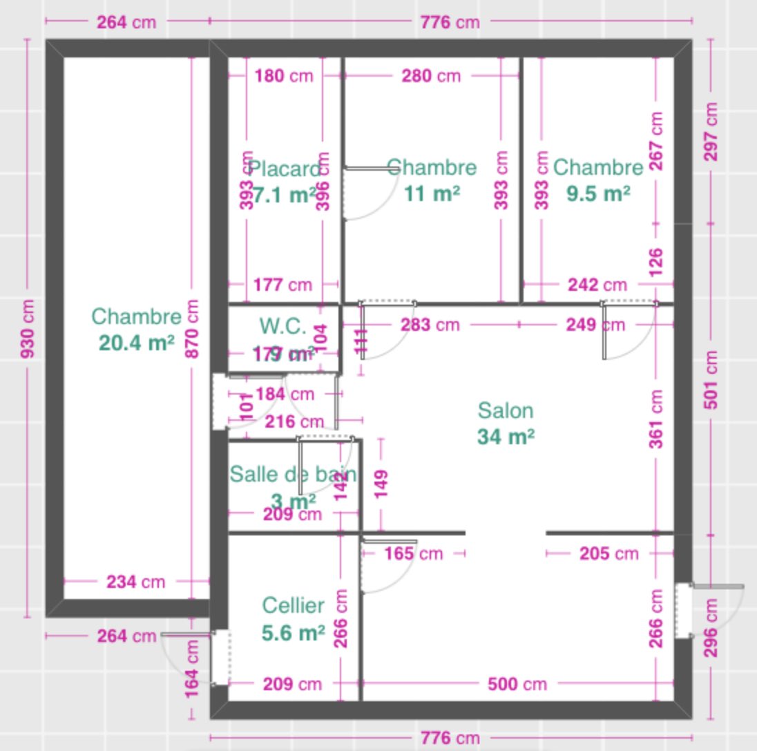 levraithom's tweet photo. A vos idées ! 💡

Le plan 1 est le plan actuel. La chambre de 20.4m2 est brute. Tout est à faire. 

Le plan 2 est comment je pensais modifier les espaces. 

Qu’est ce que vous en pensez ? 
Qu’est ce que vous feriez ? 🧐 https://t.co/PdIJZjOBzJ
