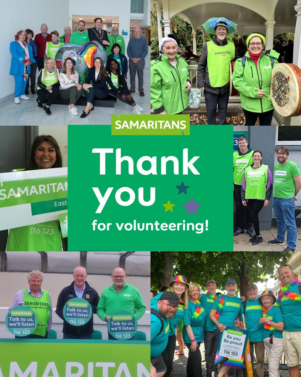 Sams_Newbridge's tweet photo. As National Volunteering Week comes to a close, we're continuing to celebrate our incredible volunteers.
Please join us in saying THANK YOU to them for being there day and night for anyone who needs to talk π
#NVWIreland #UniquelyUs https://t.co/9x3E0JgTlD