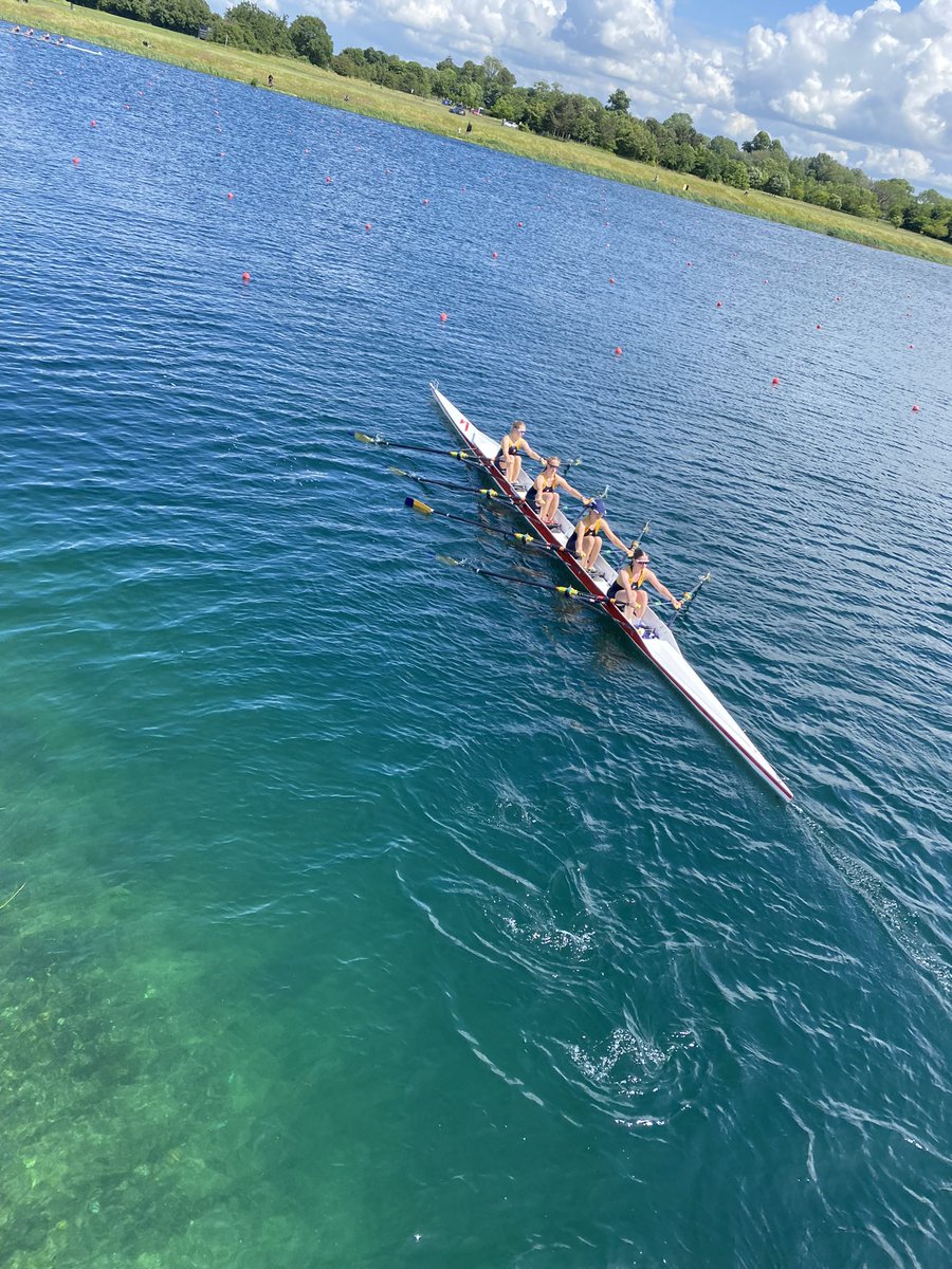 The girls quad fought hard in the semi final and will race again in the B final this evening. <a href="/SportBryanston/">Bryanston Sport</a> <a href="/BryanstonSchool/">Bryanston School</a>