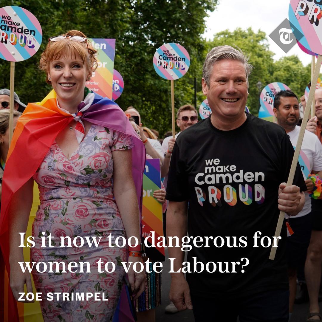 Telegraph's tweet photo. โ๏ธ 'The continued influence of the gender lobby over the party is putting off female voters' | Writes @realzoestrimpel
Read the full comment piece here โฌ๏ธ
https://t.co/QegBNbDsAN https://t.co/RBE0rGjZXt
