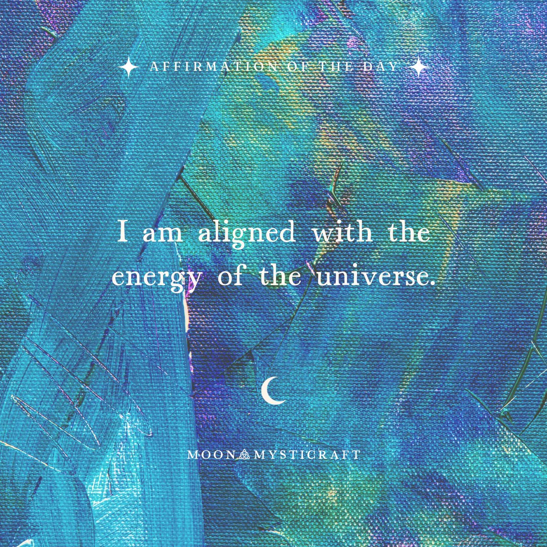 Drop a ❤️ to claim today's affirmation! Be sure to follow @MoonMysticraft for your daily dose of spiritual inspiration. #positiveaffirmations #witchcraft #loa #meditation #spiritualgrowth #lawofattraction #lawofpositivity #manifestation #manifestyourdreams #wicca #wiccan