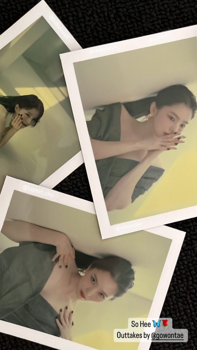 wdym we have new sohee polaroids?