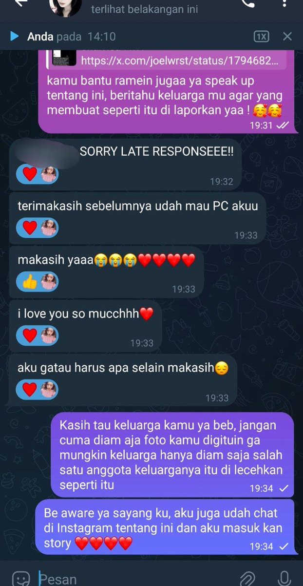 joelwrst's tweet photo. Nih gua chat cwe yg fto nya di edit dkt mulut nya ada sticker alat kelamin pria, emang bener bener kasian gua sama cwe ini coy bayangin aja da pasti kaget bgt dan sedih bgt njir fotonya di edit kek gitu https://t.co/XVsoCTXQKm