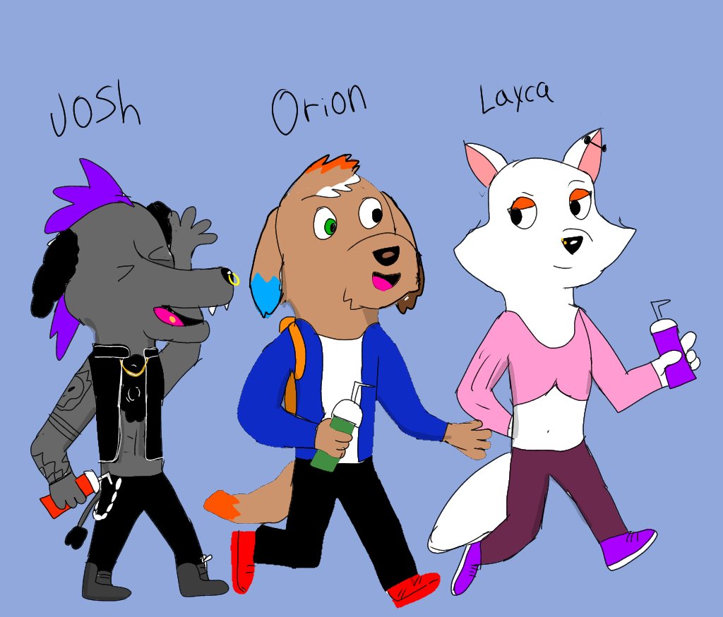 Orión y sus amigos
#fox #podloe #dog #artmoots #art #artdigital #digitalart #digitalillustration #DigitalContent #FURRY #oc #originaloc #comic #webtoon #furryoc #rebel #dibujodigital #cartoon #aesthetic