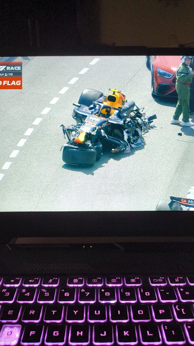 Checo is so lucky to be alive. He should thank the halo everyday for the rest of his life