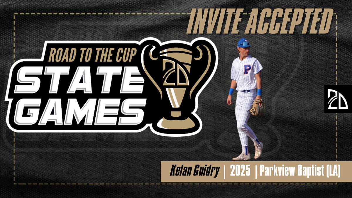 2D Sports Louisiana (@2dsportsla) on Twitter photo ⭐️ Kelan Guidry ⭐️
(<a href="/kelanguidry/">Kelan Guidry</a>)
2D State Games
June 4th @ University of Lafayette
#uncommitted 2025 IF Guidry will be in attendance at the State Games. The MIF for Parkview came onto the scene this year and continues to get better at the plate and show a + glove. ⭐️ Kelan Guidry ⭐️
(<a href="/kelanguidry/">Kelan Guidry</a>)
2D State Games
June 4th @ University of Lafayette
#uncommitted 2025 IF Guidry will be in attendance at the State Games. The MIF for Parkview came onto the scene this year and continues to get better at the plate and show a + glove.