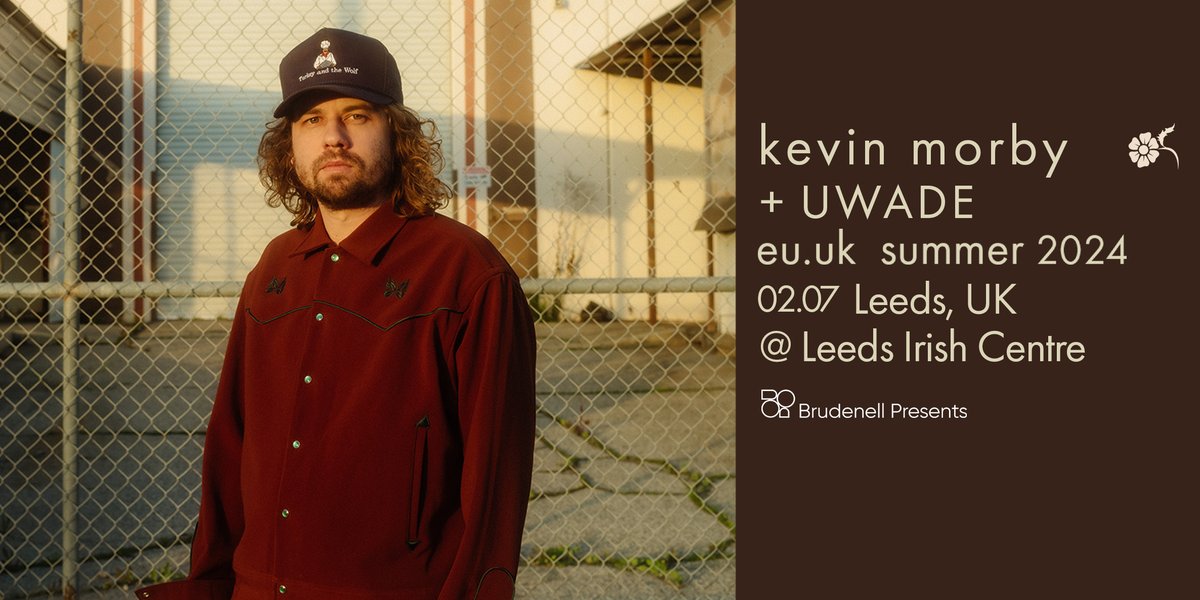 The amazing @kevinmorby returns this July for a show at @LdsIrishCentre and will now be joined by NYC based songwriter @uwademusic 🙌🏻 🌿 Anyone who was at Morby's show here in 2022 knows how good this gig is going to be... Get your tickets below! ⚡️ ➡️ bit.ly/KevinMorby-LIC