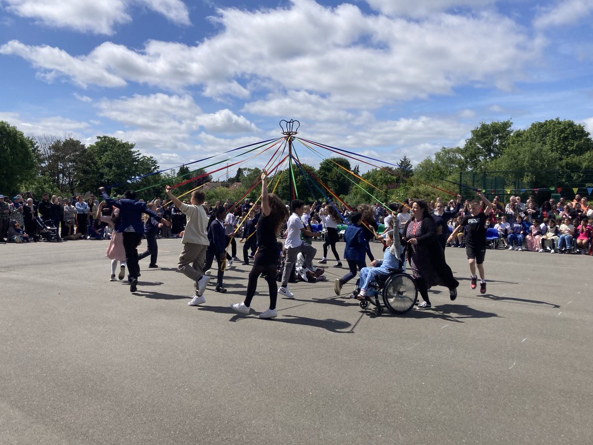 Finishing off half-term in style at the annual May Festival