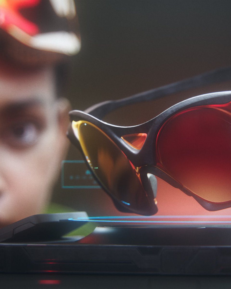 oakley's tweet photo. As Oakley's new heroine, she embodies optimism, individuality, and the promise of the brand's optimistic future. #FutureGenesis https://t.co/J1jC975kTY